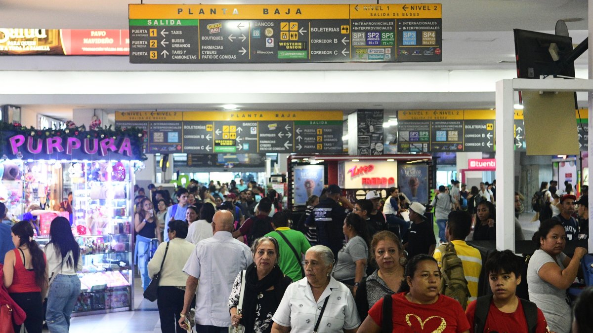 Ya se observa mucho movimiento en la Terminal Terrestre de Guayaquil