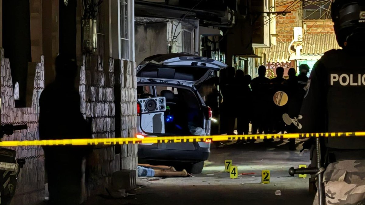 La docente fue alcanzada por una bala de fusil mientras compraba en una tienda.