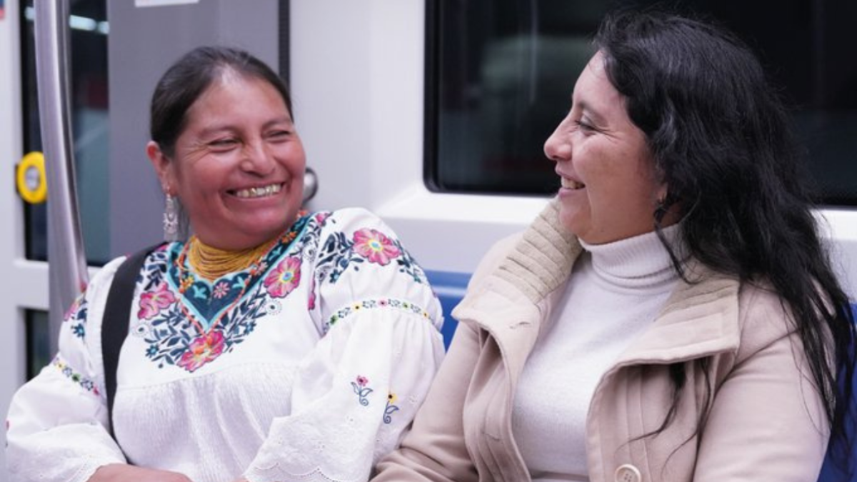 En el 2024, la mayoría de usuarias del metro de Quito fue mujer.