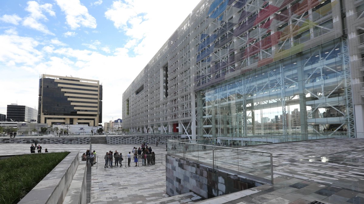 La plataforma financiera, ubicada en la ciudad de Quito.