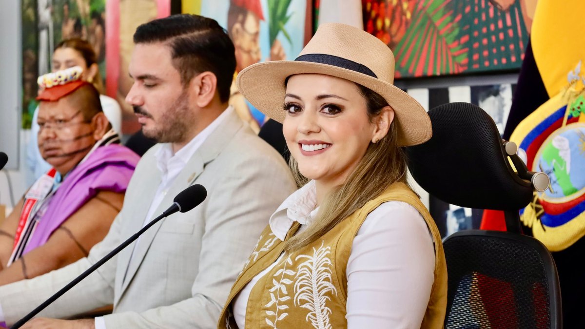 La vicepresidenta del Consejo de Participación, Johanna Verdezoto.