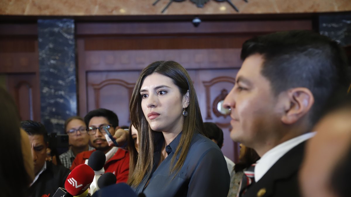 Valentina Centeno es la jefa de la bancada de ADN.