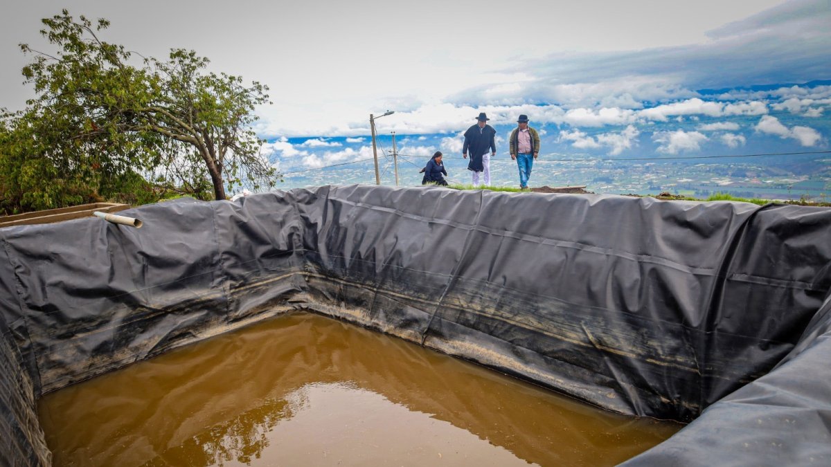 Caso. Habitantes de Calhua Grande trabajan en protección.