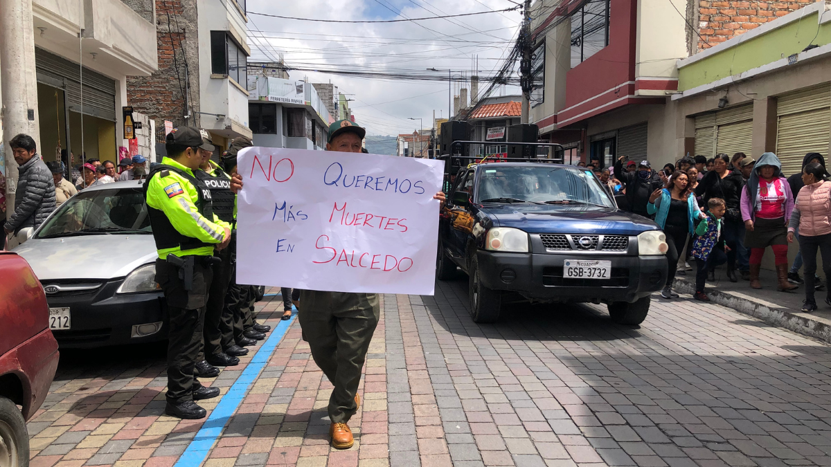 Los habitantes de Salcedo claman porque paren las muertes.