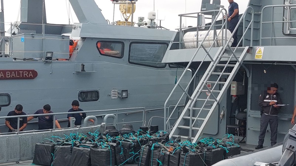 Una intervención del Buque Isla Baltra permitió la localización del alcaloide.