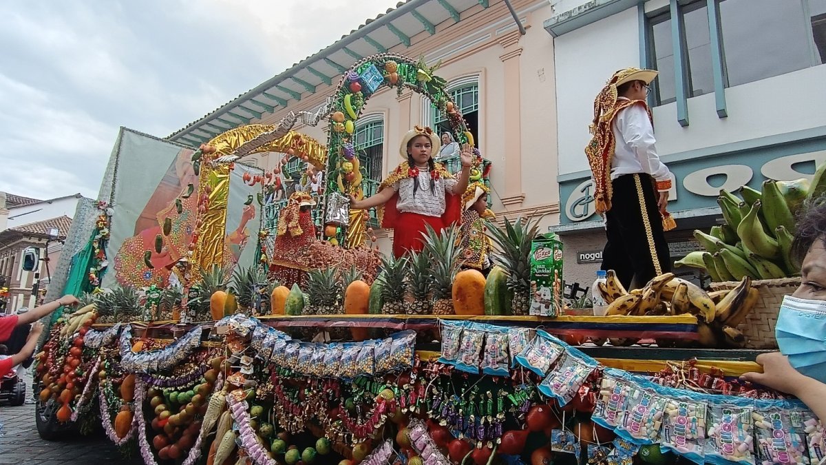El personaje de mayoral es común ver en los tradicionales pases del Niño Jesús que se realizan en la capital azuaya