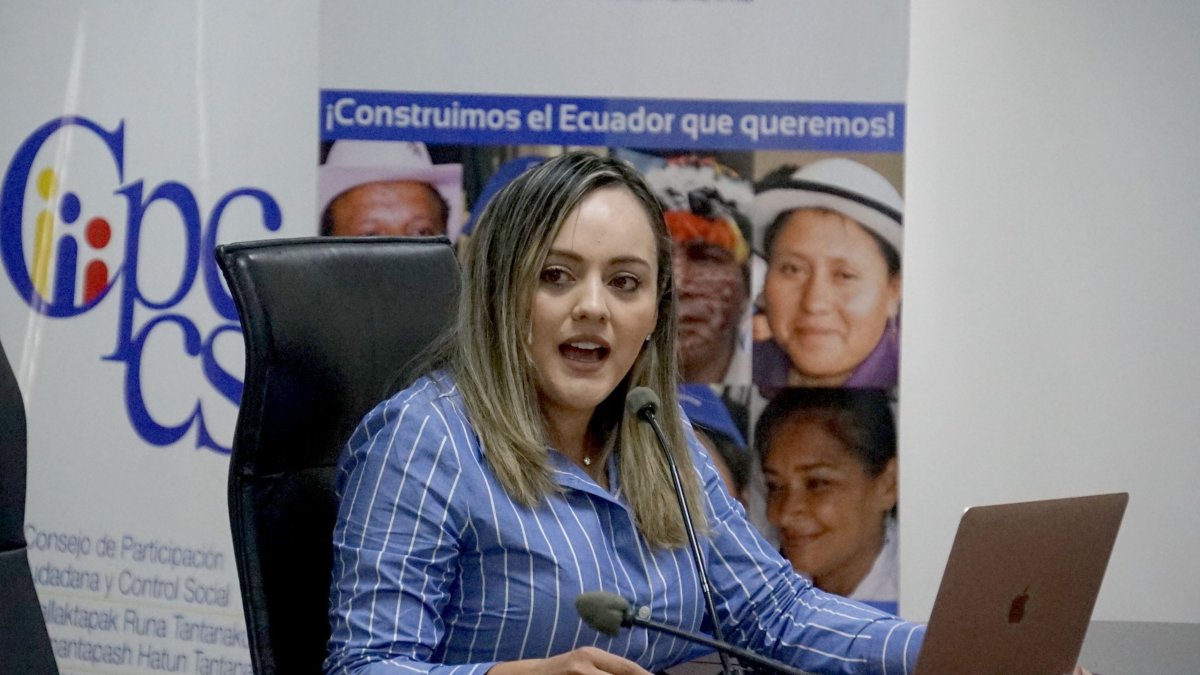 Cargo. Verdezoto ocupa la Vicepresidencia del CPCCS. Será enjuiciada por incumplimiento de funciones.