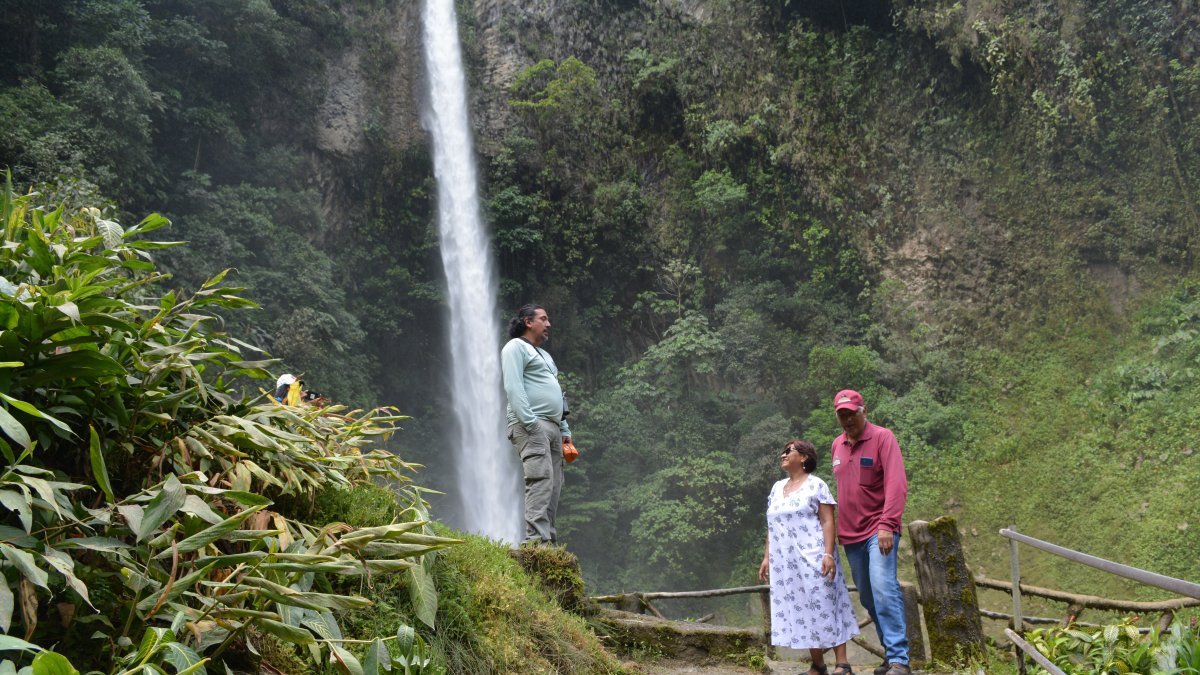 La icónica cascada de Machay.