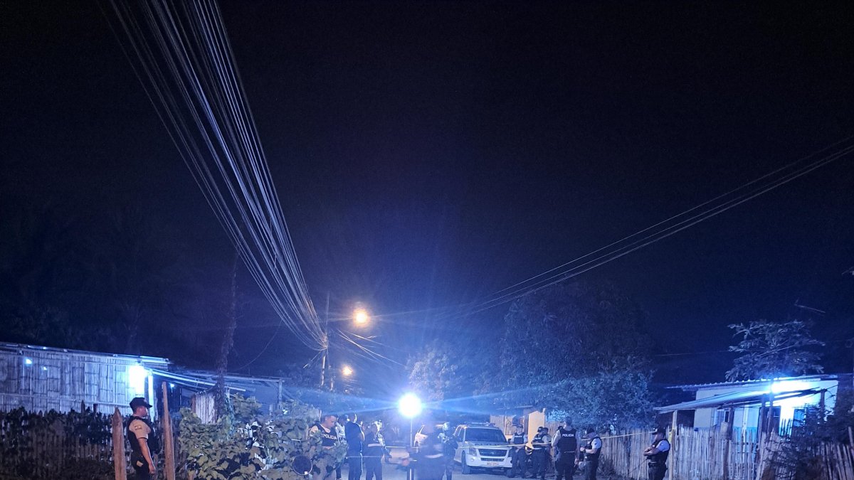 Registro. Primer crimen del año en Manta