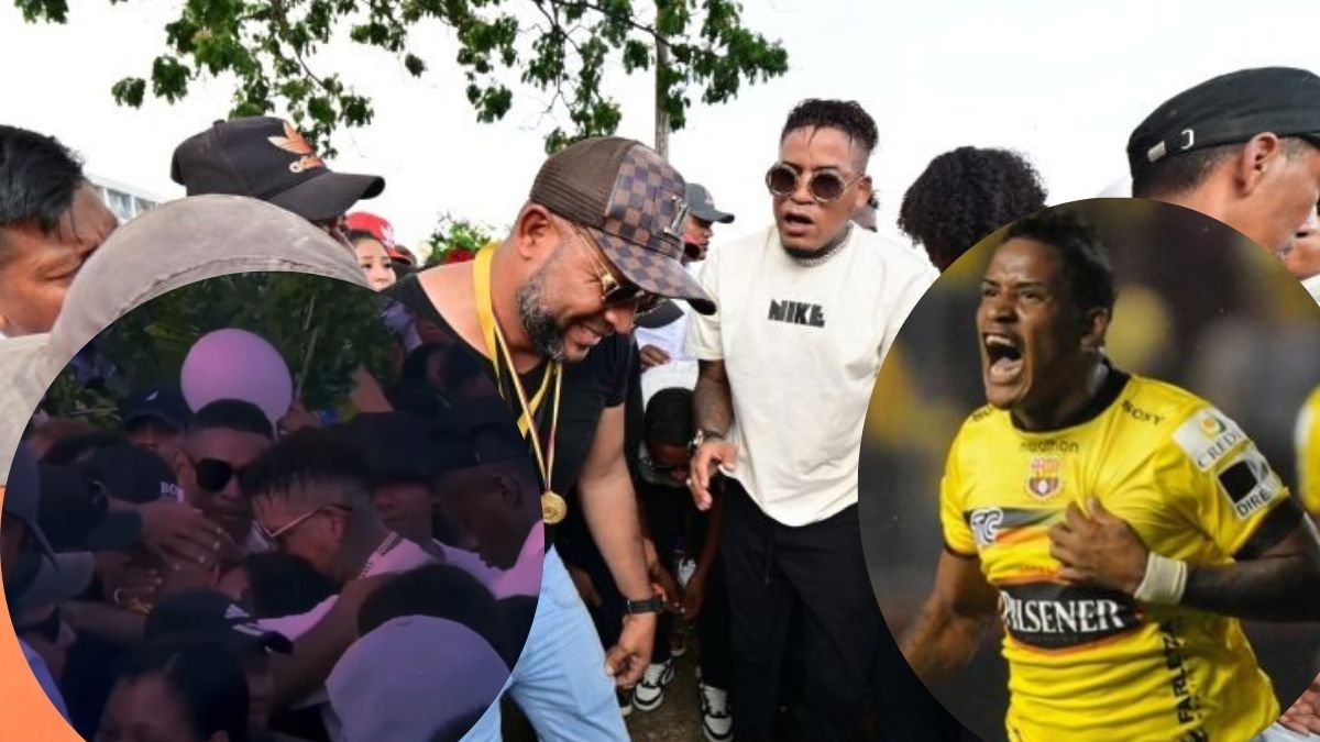 Michael Arroyo presente en el adiós de sus sobrinos junto a sus familiares.