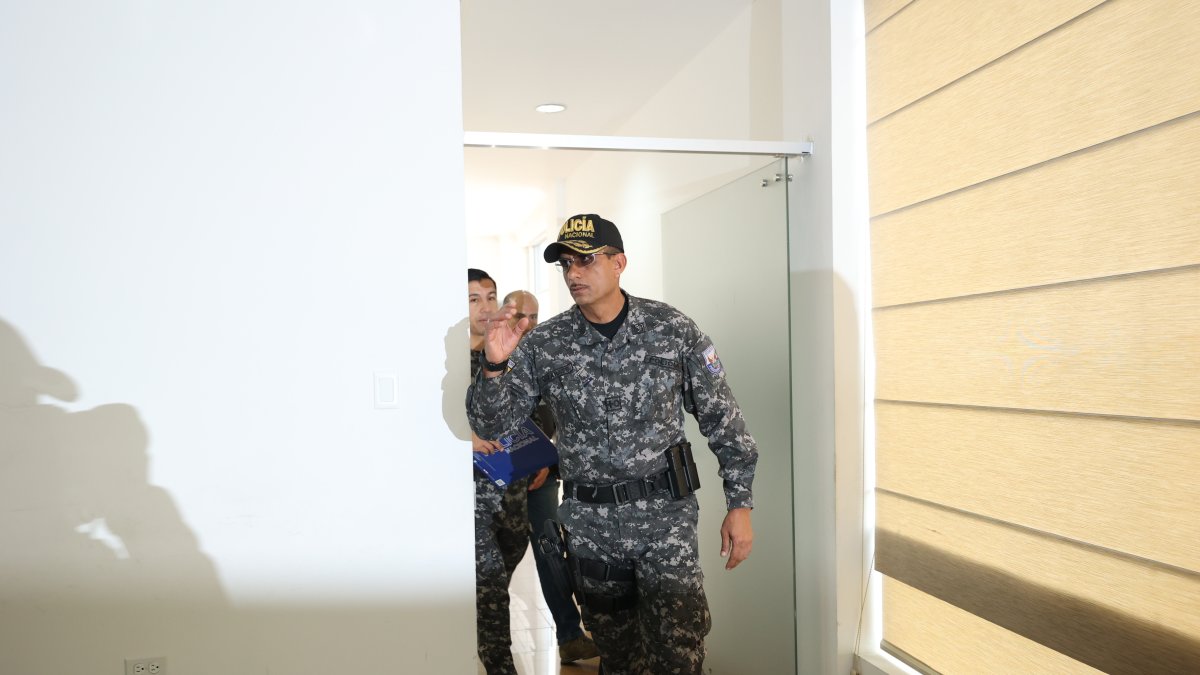 Imagen referencial. Víctor Zárate, comandante de la Policía Nacional, en una actividad pasada.