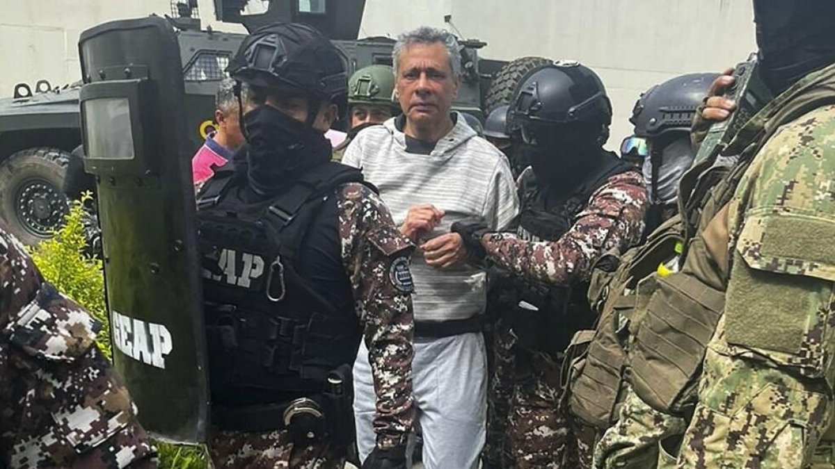 Imagen referencial del exvicepresidente Jorge Glas, quien cumple prisión tras haber sido sentenciado por corrupción.