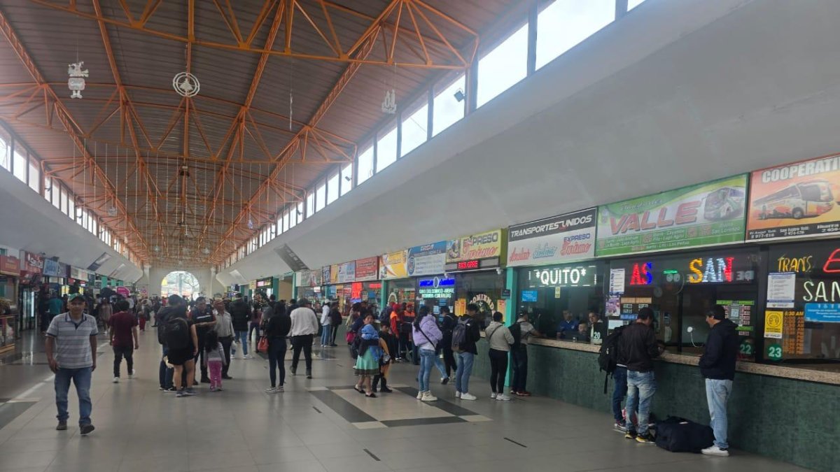 Dato. La Agencia Nacional de Tránsito, la Policía Nacional y más instituciones participaron de operativos de control en las terminales terrestres.