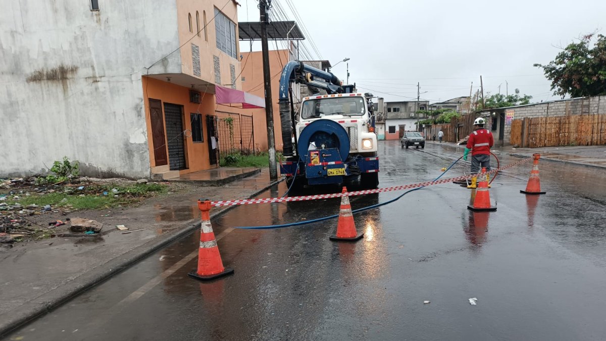 La lluvia generó varios problemas en la ciudad