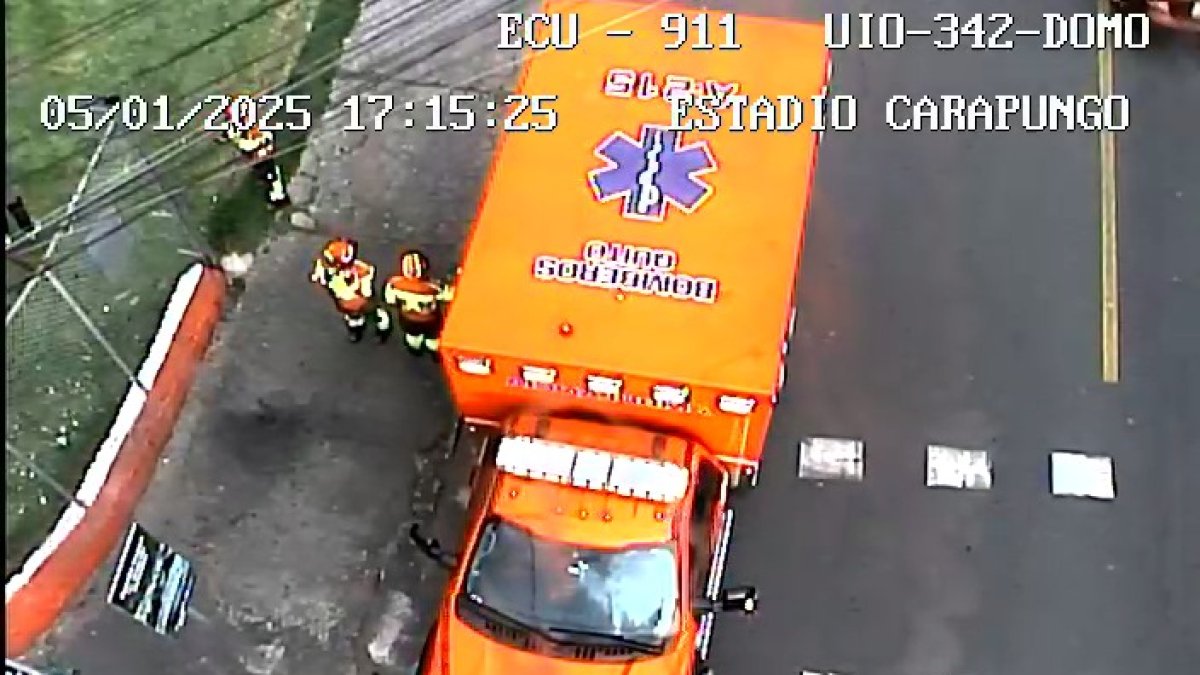 Asistencia. La ayuda se gestionó con asistencia de cámaras del ECU-911