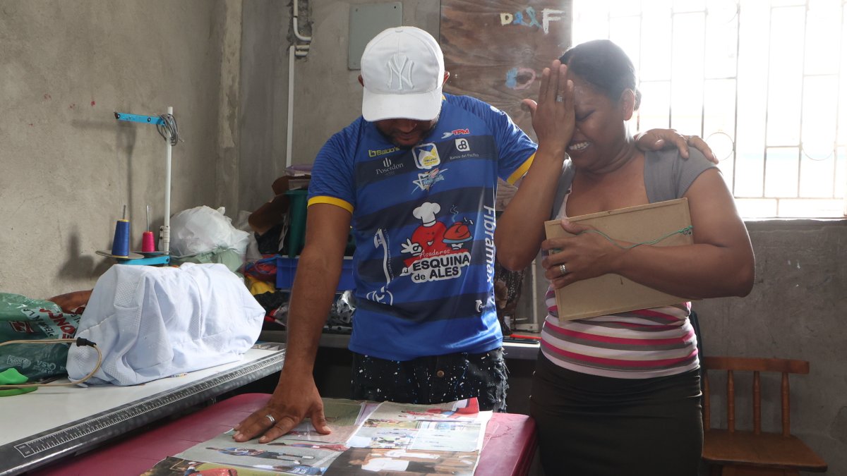 Padres de dos menores de Las Malvinas que fueron desaparecidos y asesinados.