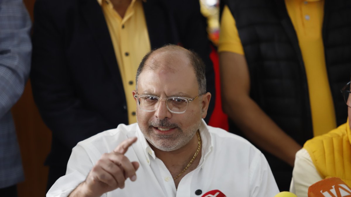 Henry Kronfle, candidato a la presidencia por el Partido Social Cristiano (PSC).