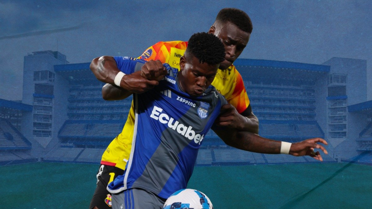 Washington Corozo destaca como atacante en Emelec.