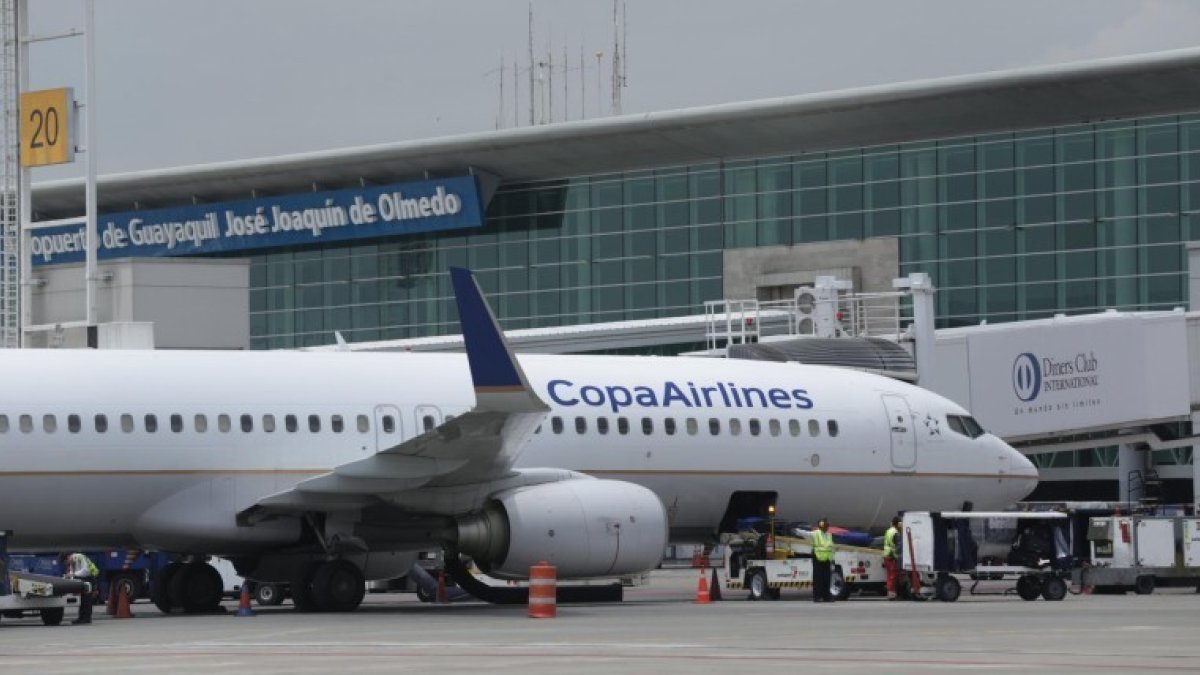 Nave. Uno de los aviones de la aerolínea Copa Airlines.