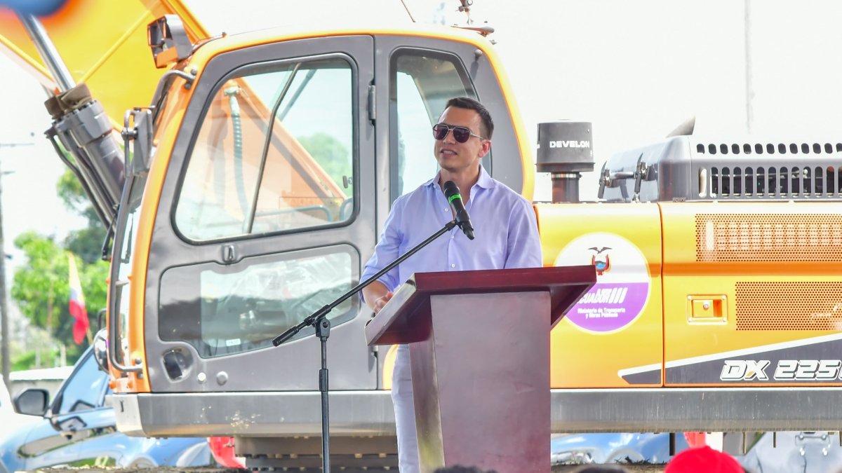 El presidente Daniel Noboa habló sobre las elecciones de febrero de 2025.