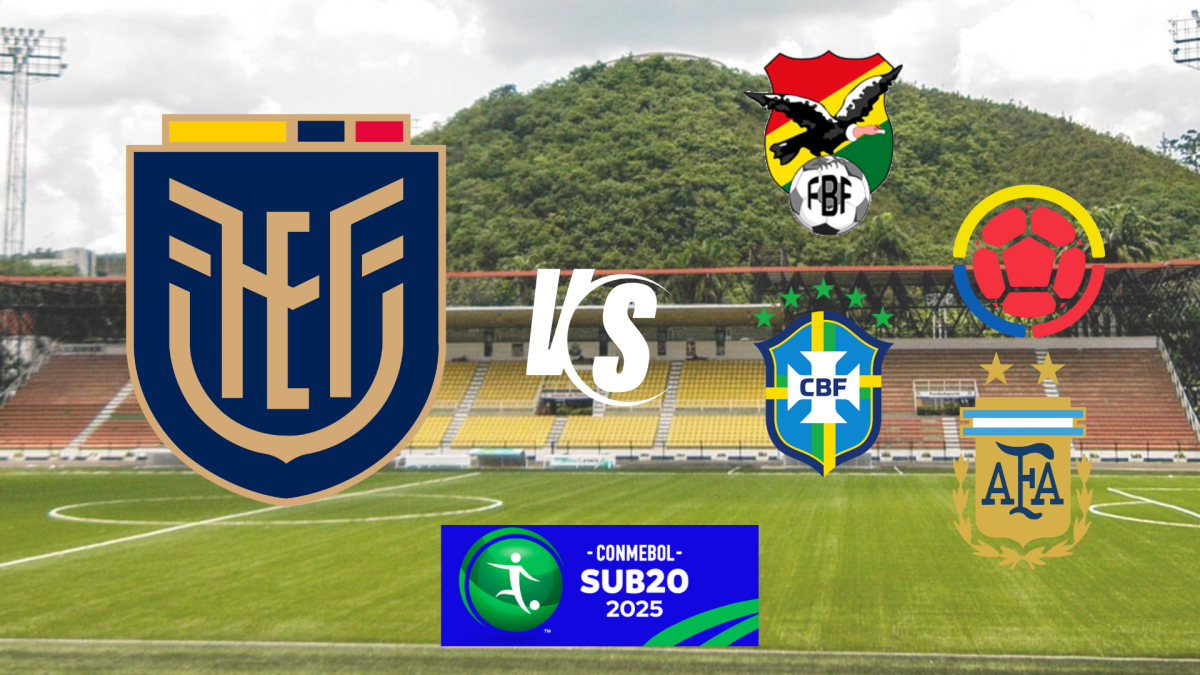 Rivales de Ecuador en el Sudamericano sub-20 de Venezuela.
