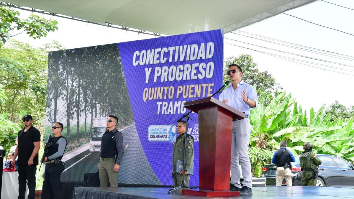 El presidente Daniel Noboa encargó desde hoy la Presidencia.