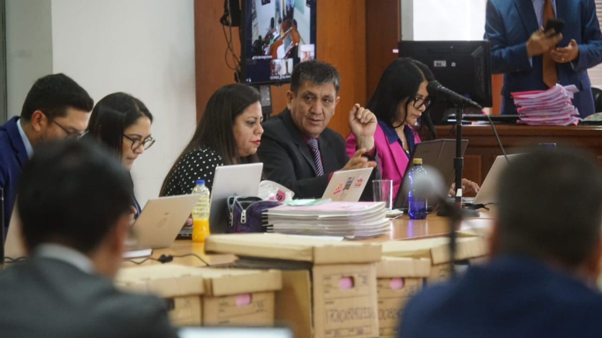 Reinstalación de la audiencia del caso Purga en la Corte Nacional de Justicia.