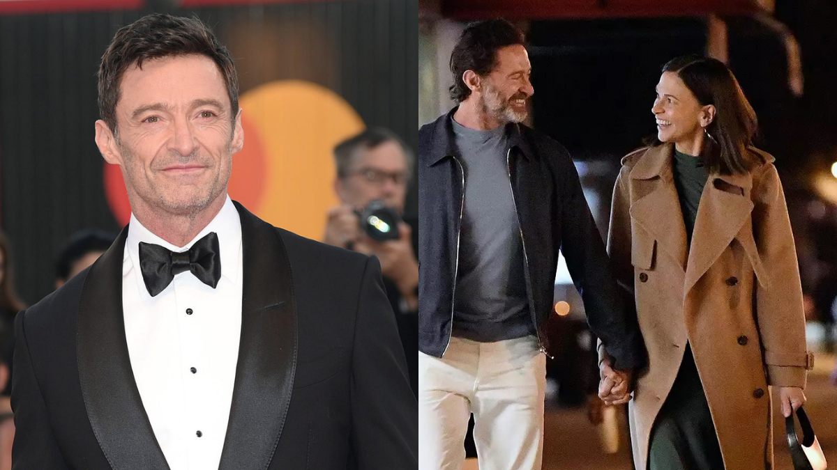 Hugh Jackman y Sutton Foster disfrutan de una cena en Santa Mónica, California, el 6 de enero de 2025.