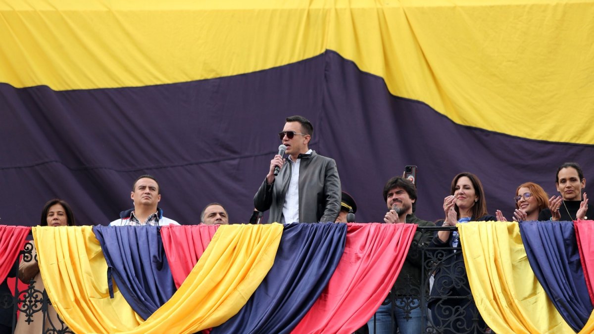 Daniel Noboa encargará la Presidencia por cuatro días desde este 8 de enero.