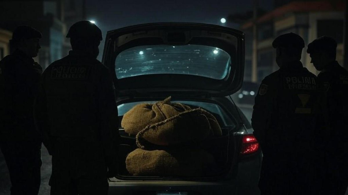 ILUSTRACIÓN REFERENCIAL. La droga iba transportada en sacos de yute.