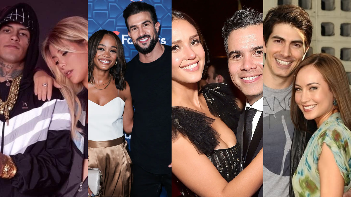 L-Gante y Wanda Nara, Rachel Lindsay y Bryan Abasolo, Jessica Alba y Cash Warren, y Courtney Ford y Brandon Routh.