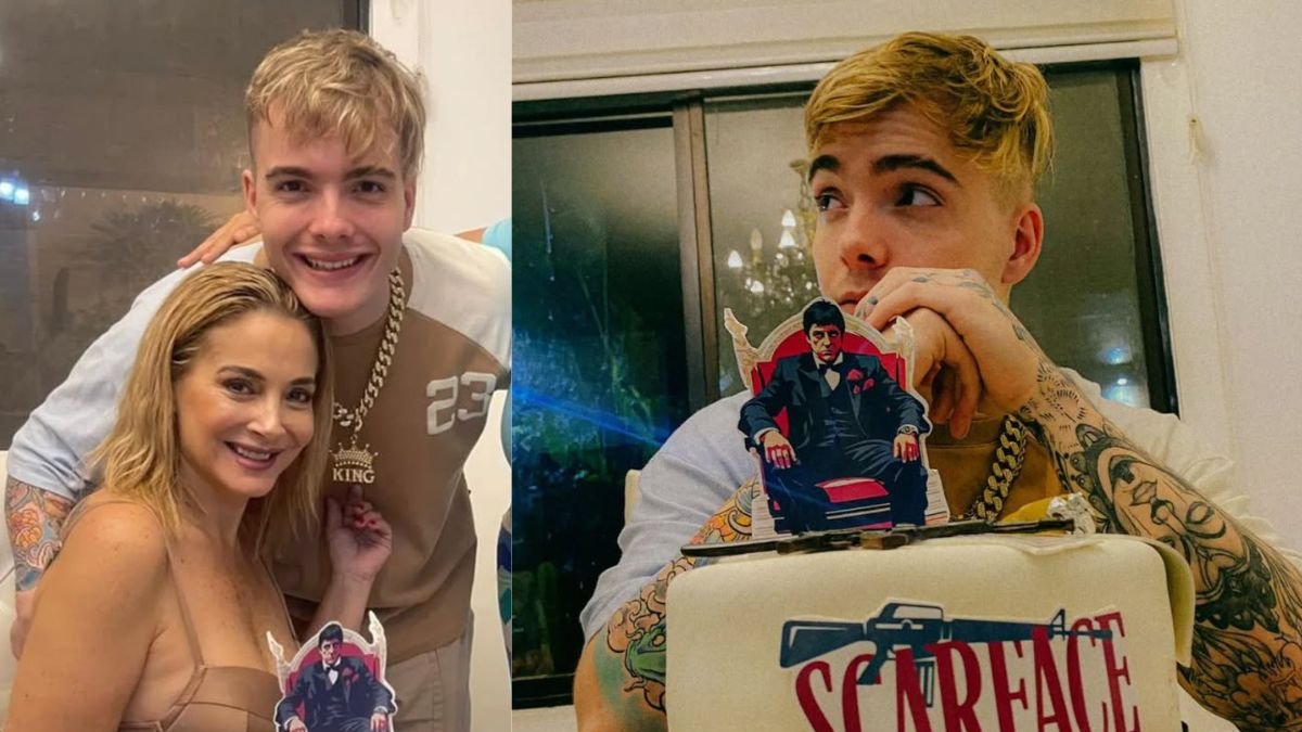 Alejandro Kenig, junto a su madre, en su reciente cumpleaños.