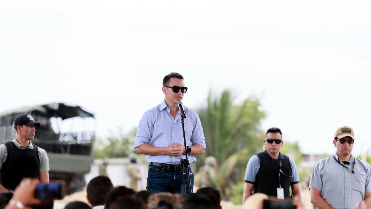 Daniel Noboa se refirió este 9 de enero a la situación de María Corina Machado.