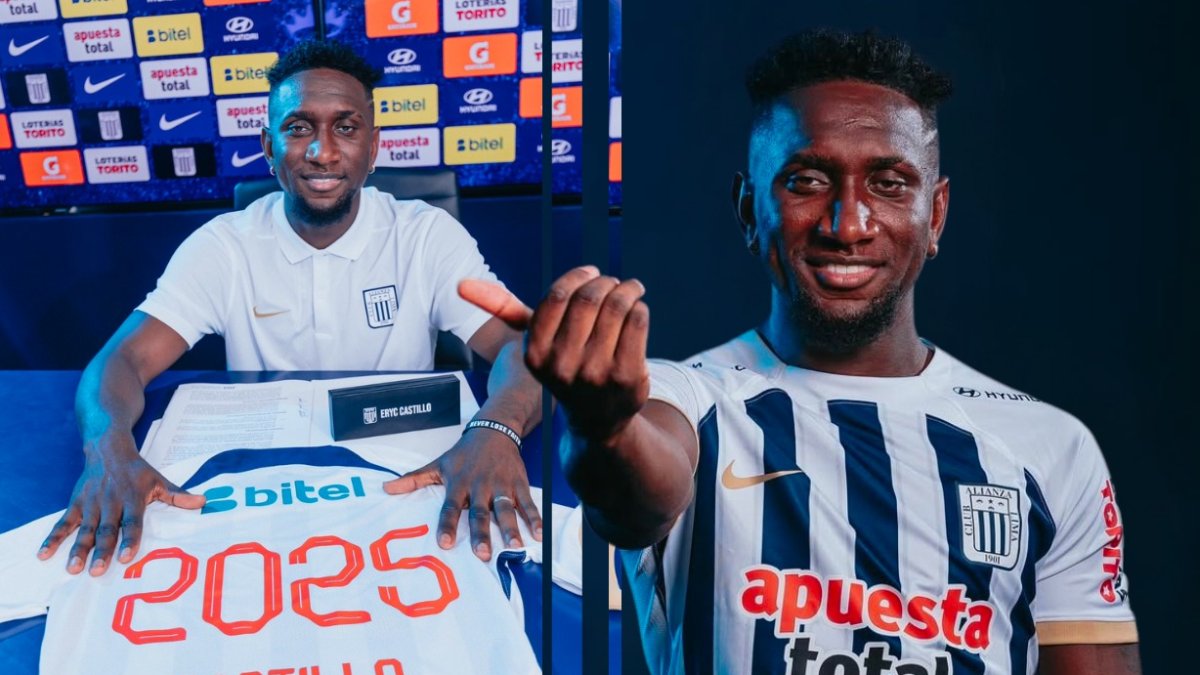 Erick Castillo firmó contrato con Alianza Lima por una temporada.