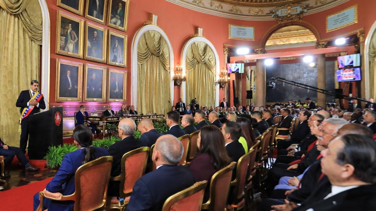 Maduro fue juramentado como el presidente de Venezuela, para el período 2025-2031, por la Asamblea Nacional.