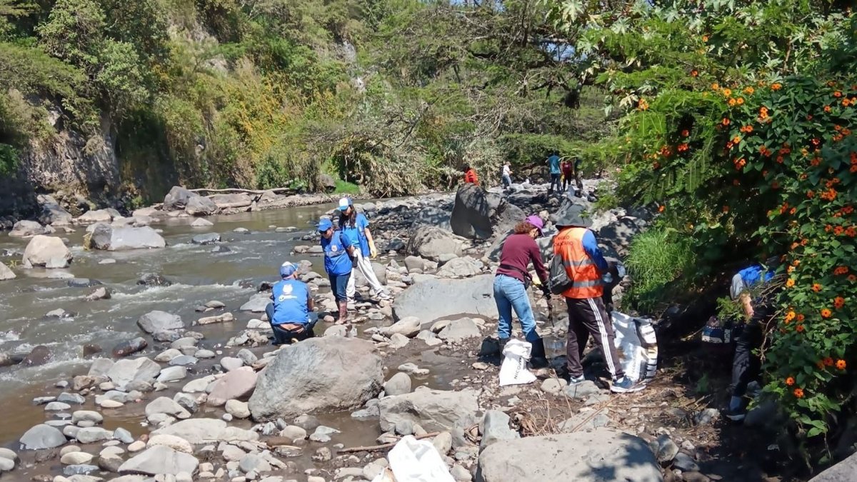 En 2024 se hicieron siete mingas de limpieza en el río San Pedro.