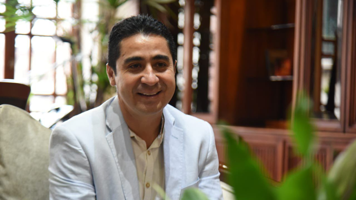 Alcalde de Arenillas, Eber Ponce.