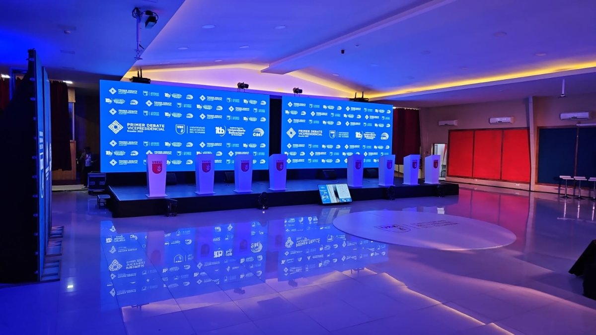 El debate se realizará en el auditorio del Instituto Tecnológico Bolivariano (ITB), ubicado en el norte de Guayaquil.