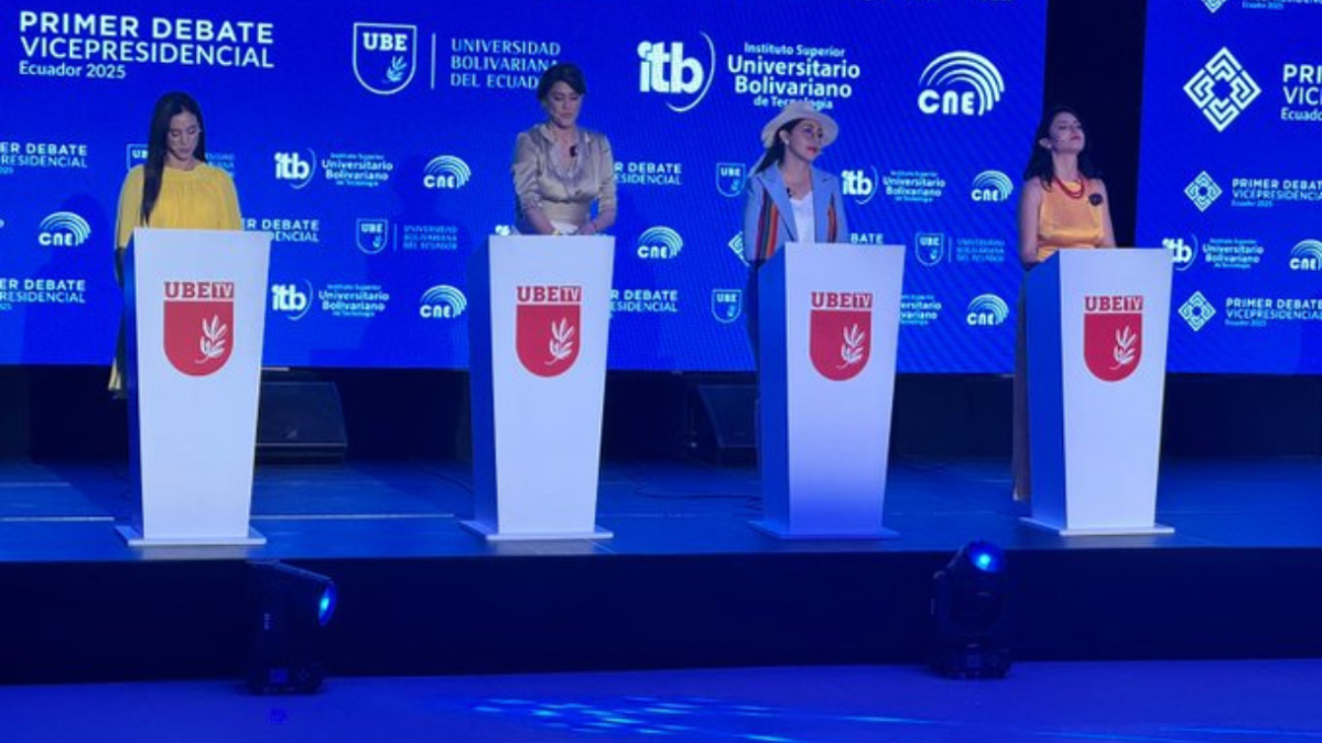 El debate vicepresidencial se desarrolla por primera vez este enero 2025.