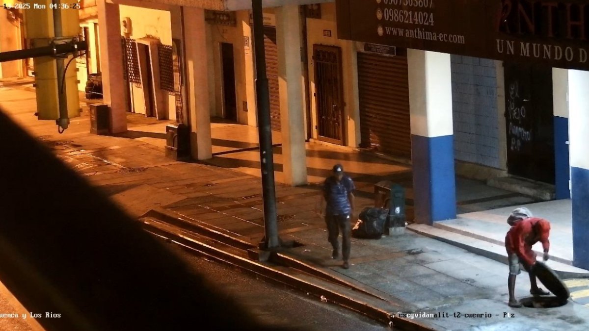 En cámaras quedó captado el suceso.
