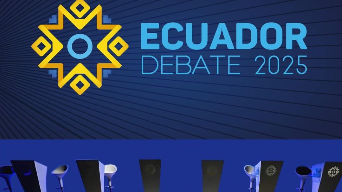 El CNE ha organizado el debate presidencial para la primera vuelta de las elecciones generales de 2025.