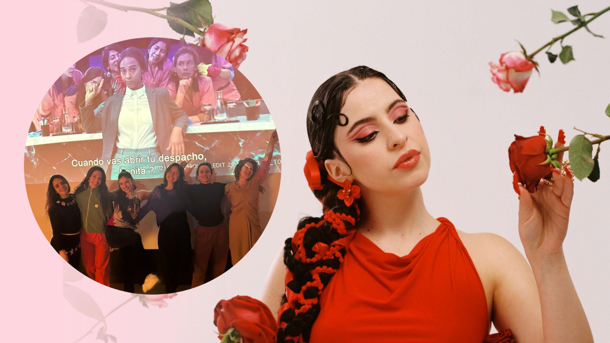 La Coya fue parte del grupo coral de la cinta Emilia Pérez.