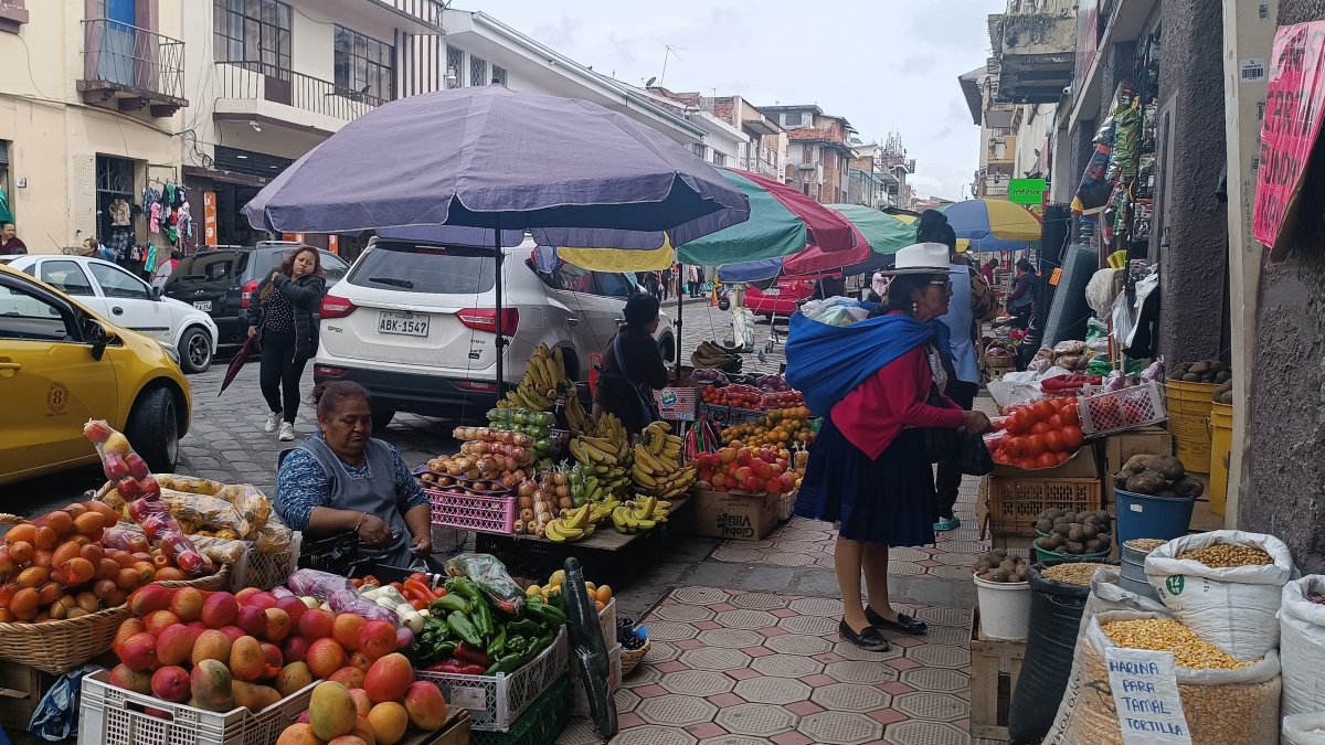 Los comerciantes de la zona del mercado Nueve de Octubre serán reubicados en dos nuevas plataformas.