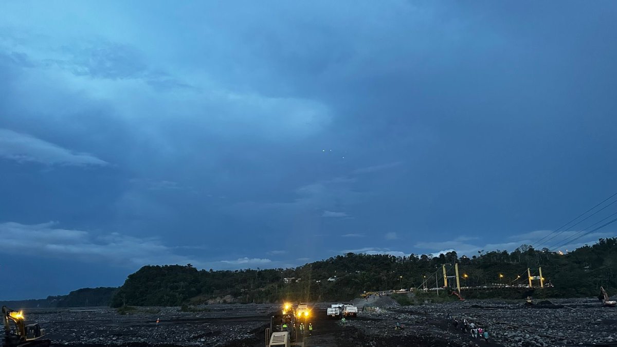 Imagen referencial del tramo de la vía Macas-Puyo donde se suspenderá el paso vehicular.
