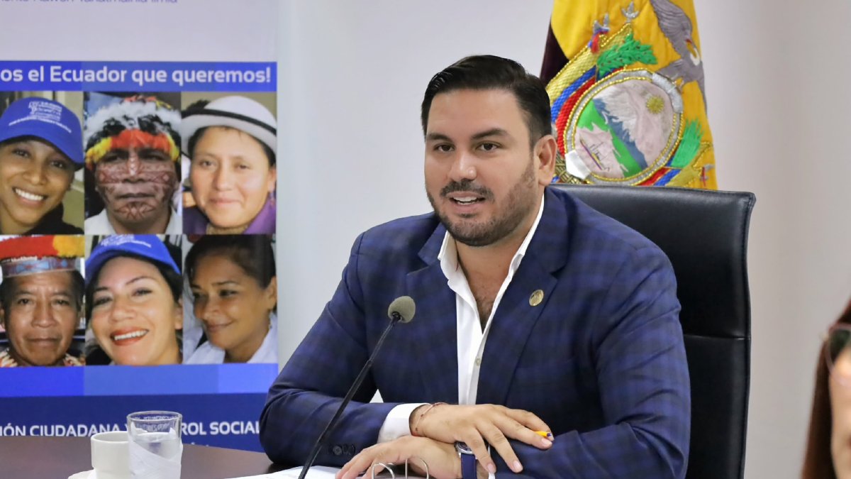 Andrés Fantoni preside el Pleno del Consejo de Participación.