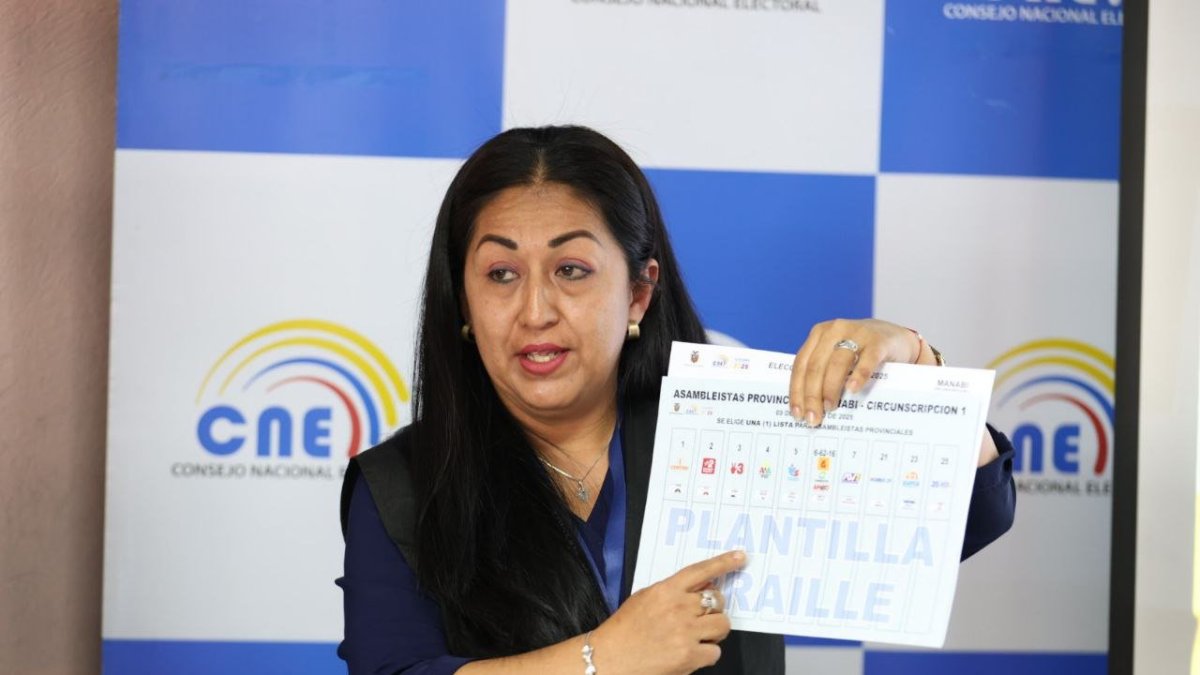 Las personas con discapacidad visual contarán con una papeleta braille.