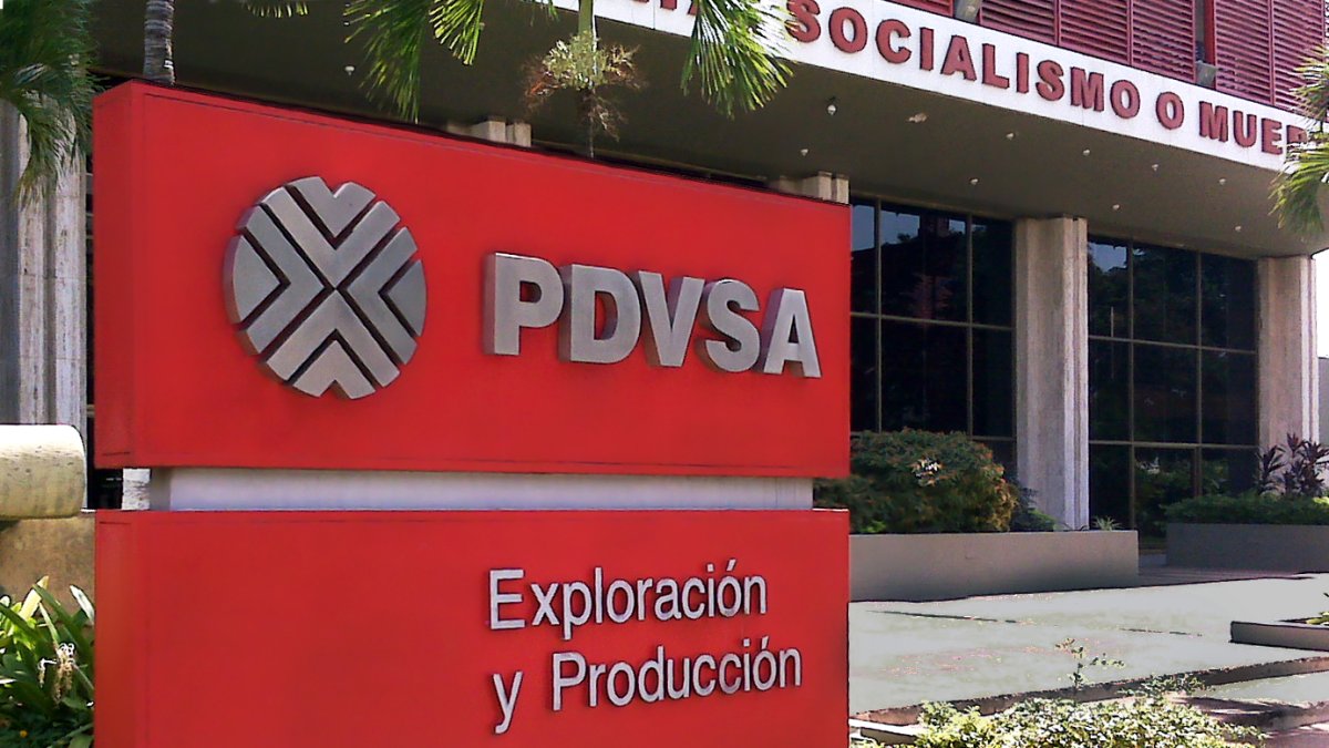 Empresa. La petrolera estatal PDVSA.