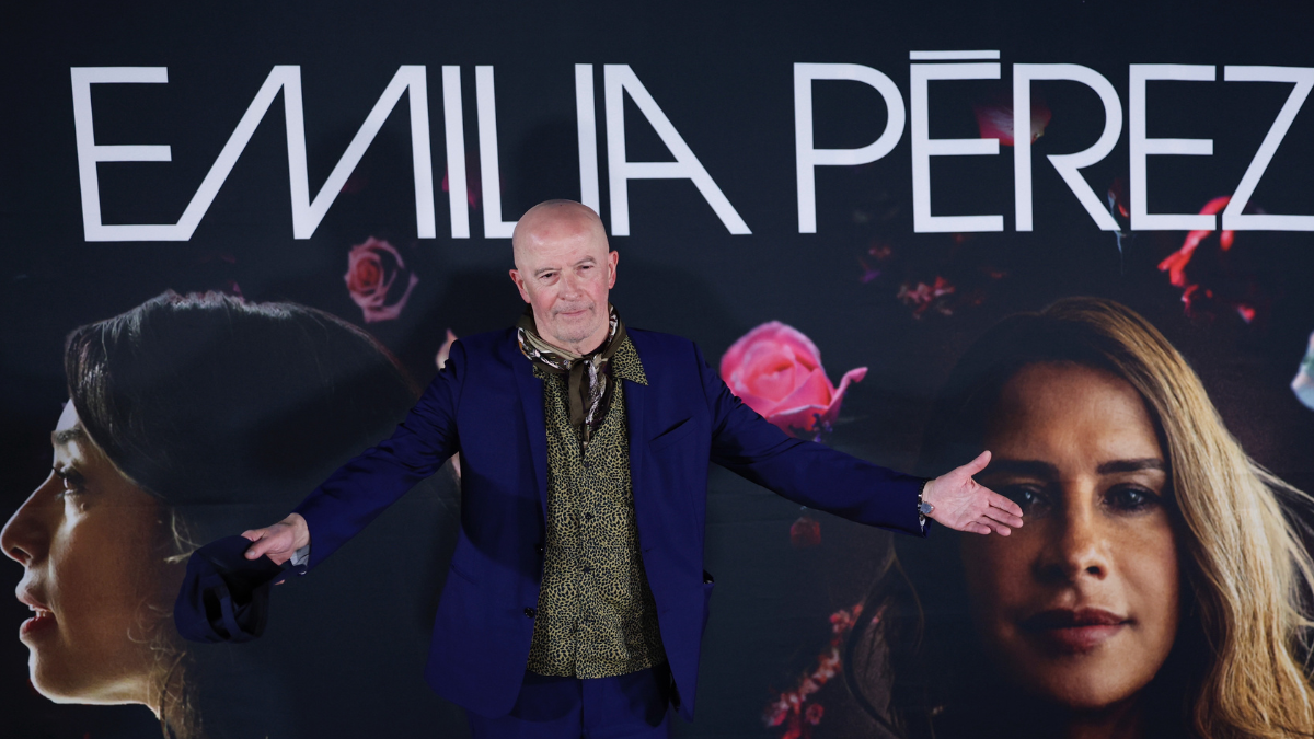 El director francés Jacques Audiard en una rueda de prensa de la película ‘Emilia Pérez’, en Ciudad de México.
