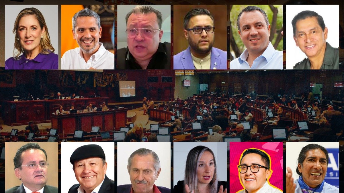 Estos son los candidatos a asambleístas nacionales que encabezan las 12 listas que aparecerán en la papeleta electoral.