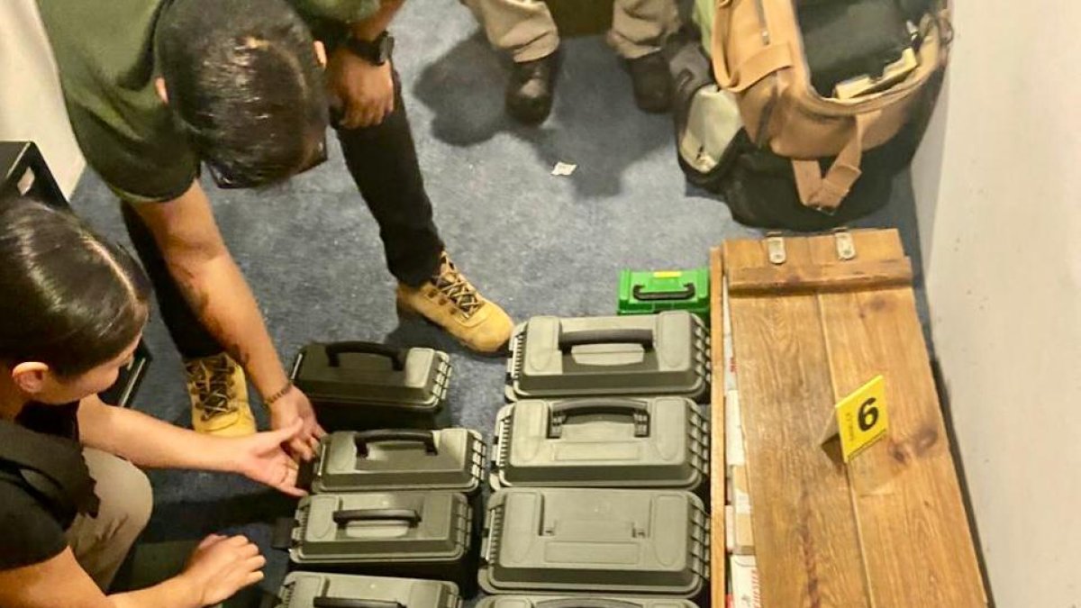 La Policia allanó la casa del abogado Oswaldo Trujillo, en donde se incautó de municiones, cuya tenencia sería ilegal